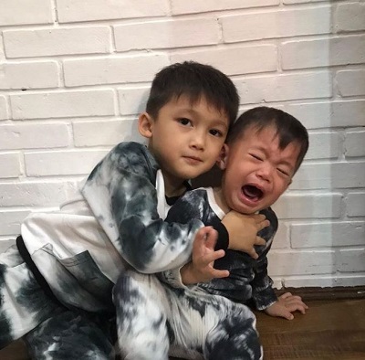 Aljur Abrenica's kids Axl Romeo and Alas Joaquin