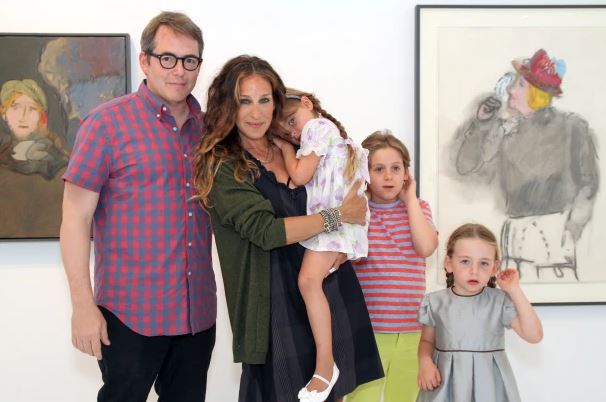 An old photo of James with his family