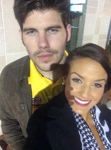 An old photo of Laura Bird Townley with her ex-husband John Wes Townley