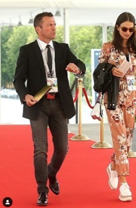 Anastasia Klimko and Lothar Matthäus attended many events together