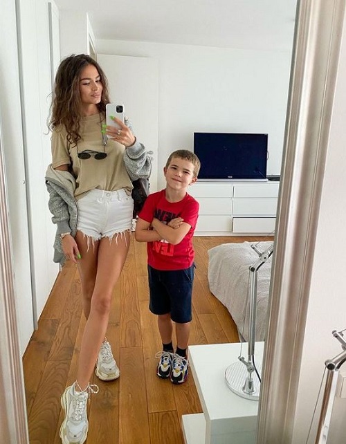 Anastasia Klimko son Milan Matthäus