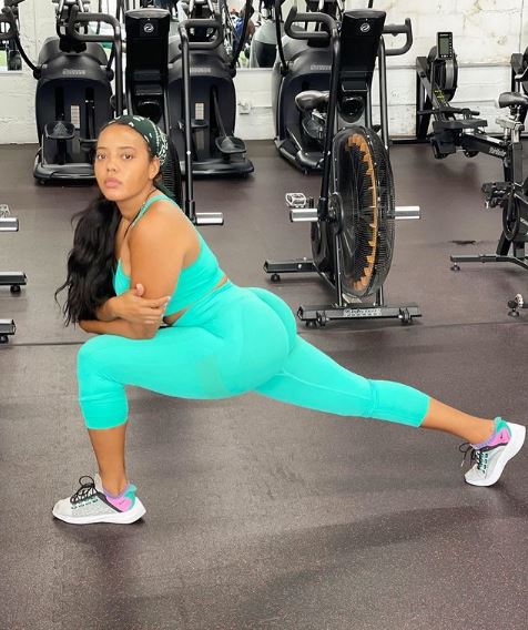 Angela is a fitness freak