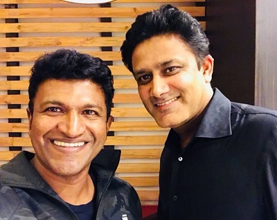 Anil Kumble & Puneeth Rajkumar