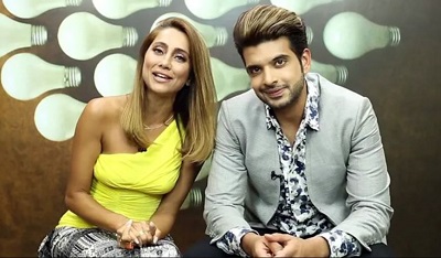 Anusha Dandekar with Karan Kundra