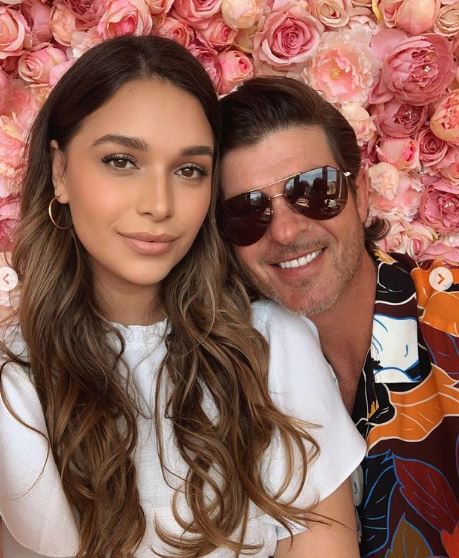 April Love Geary and Robin Thicke