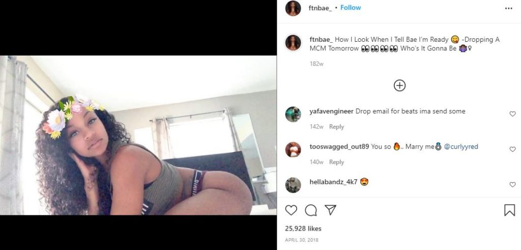 Bae's first Instagram post