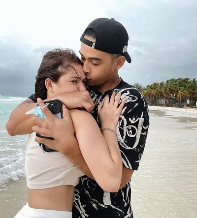 Barbie Imperial with her boyfriend Carlos Diego Loyzaga
