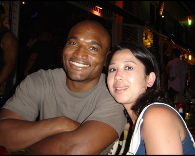 Brian Gassaway with his wife