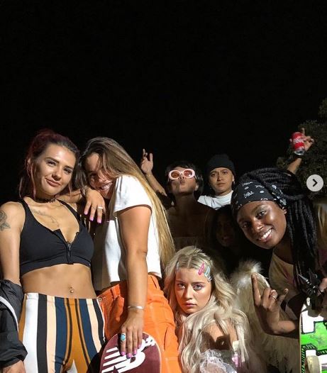 Brooklinn Khoury with her friends