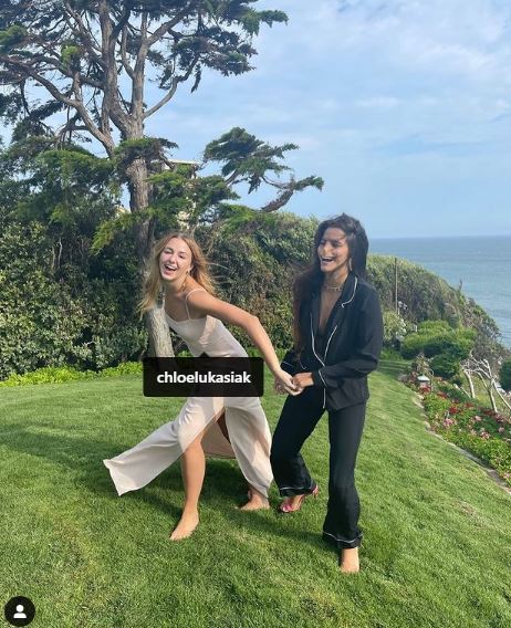 Brooklinn Khoury with her partner Chloe Lukasiak
