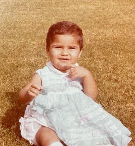 Childhood image of Shwetambari Soni