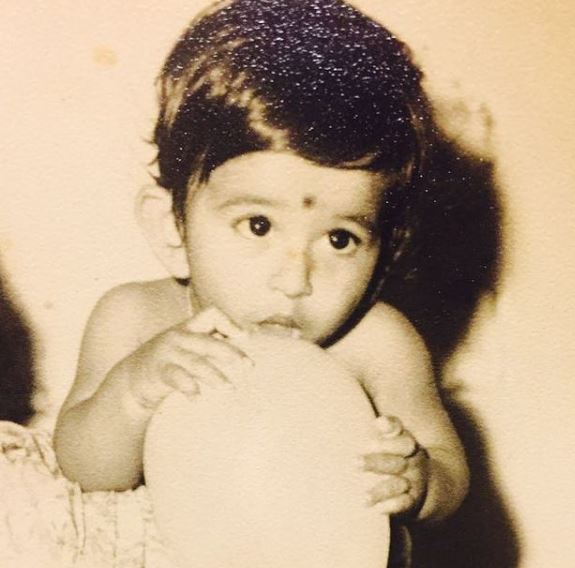 Childhood image of Vishal Kotian