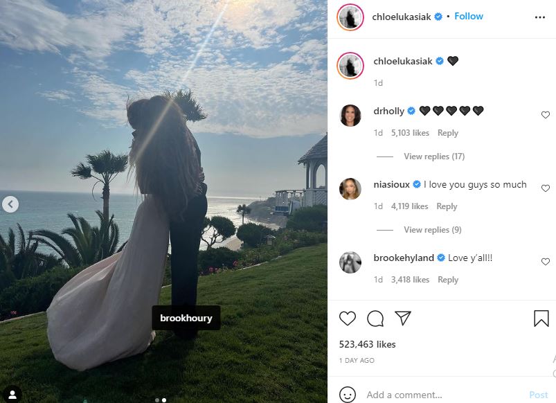 Chloe Lukasiak with her girlfriend Brooklinn Khoury