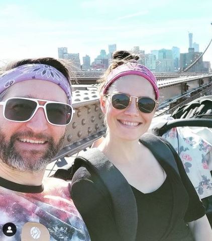 Christopher Robinson with his wife