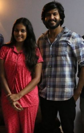 Ciby Bhuvana Chandran with his co-actress