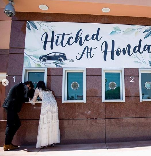 Cory Tran and Freida Pinto got married at Honda Center in Anaheim