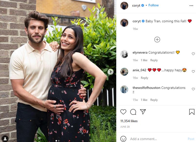 Cory Tran and his wife expecting a baby