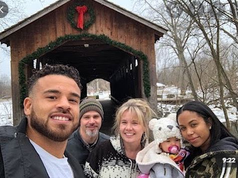 Cory Wharton with family