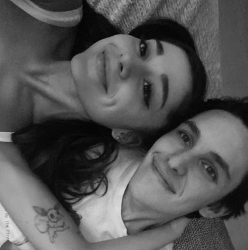 Dalton Gomez was photographed with his wife Ariana Grande