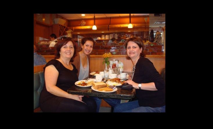 Deanna Atsalas with her mother