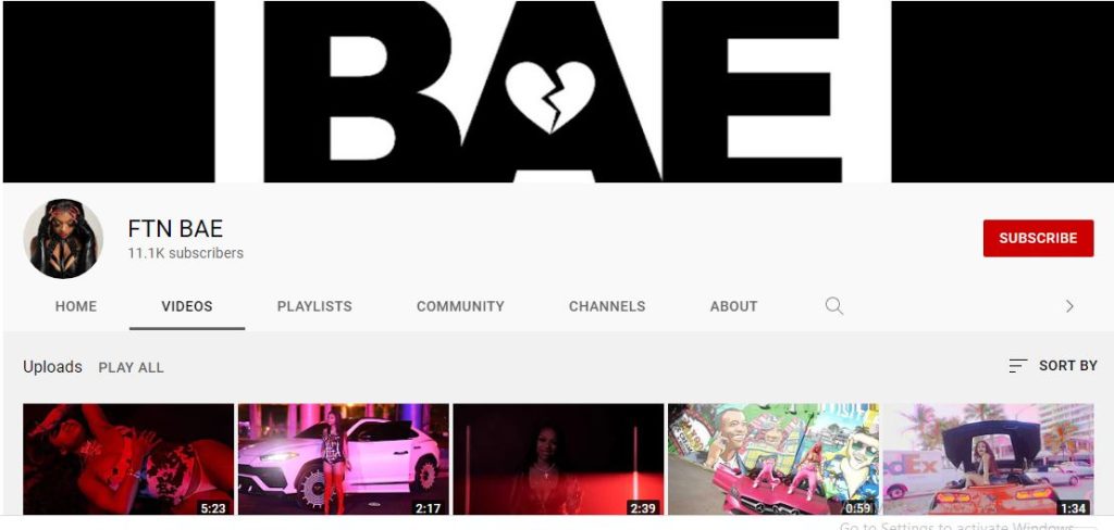 FTN Bae Youtube channel