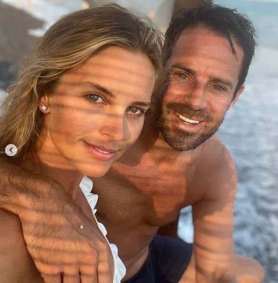 Frida Andersson-lourie and Jamie Redknapp