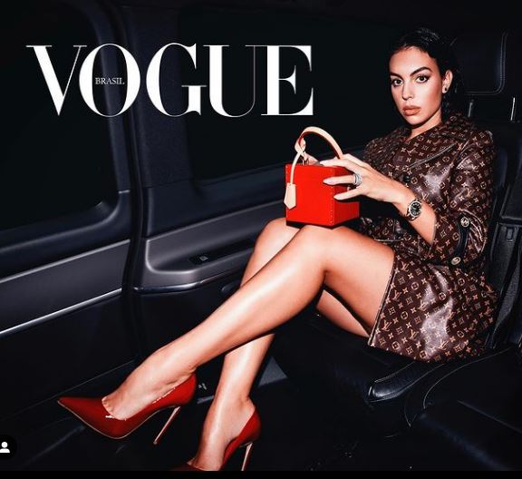 Georgina Rodriguez appeared on the cover page of Vogue magazine