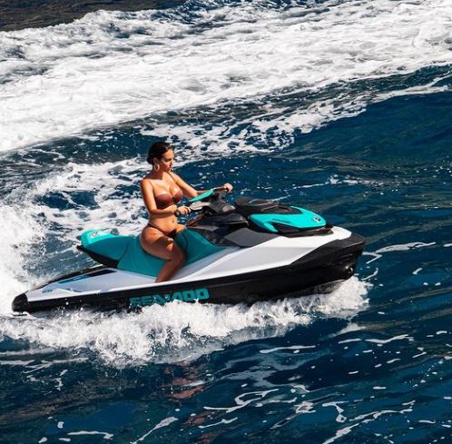 Georgina Rodriguez loves Boating