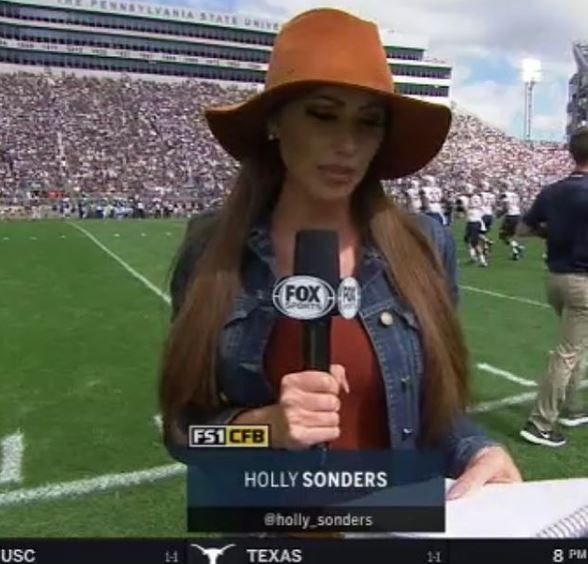 Holly Sonders reporting career