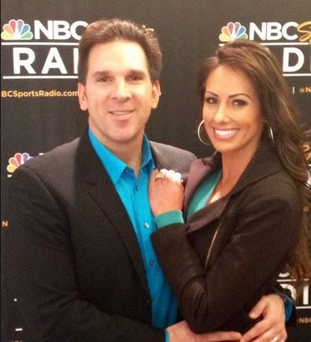 Holly Sonders with her ex-husband Erik Kuselias