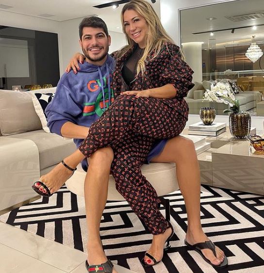 Iran with her nephew