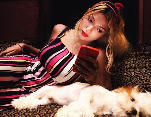 Iykki Berry has a pet dog