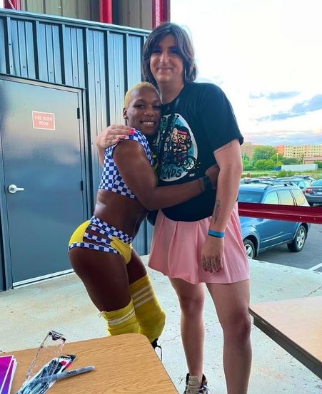 Jaclyn Moore with Sonny Kiss