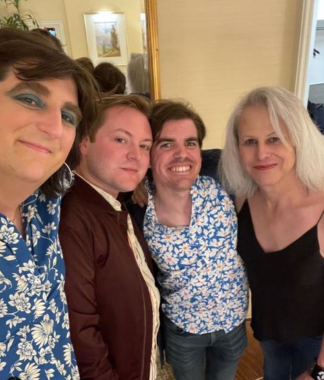 Jaclyn Moore with writers