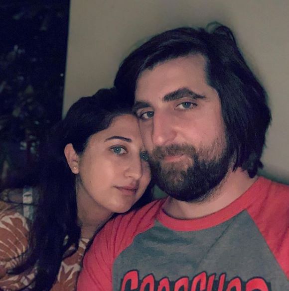 Jaclyn Moore's old photo with her partner