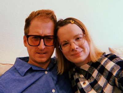 James Austin Johnson with his wife Rebekah Lain Johnson
