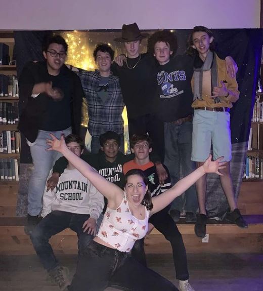 James Broderick and his friends