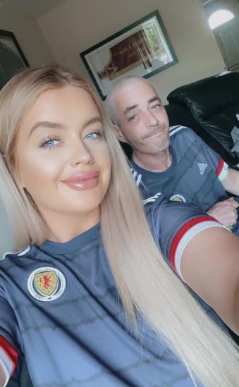 Jane Park with her dad