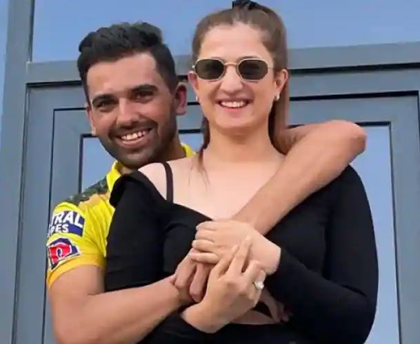 Jaya Bhardwaj and Deepak Chahar