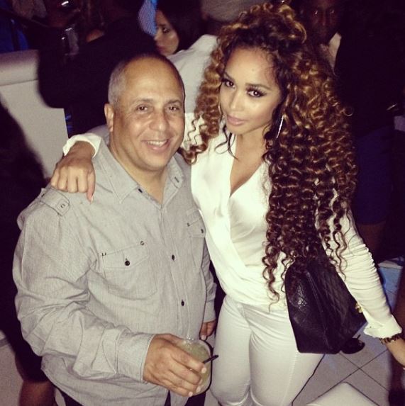 Jordan Craig and her on-screen father