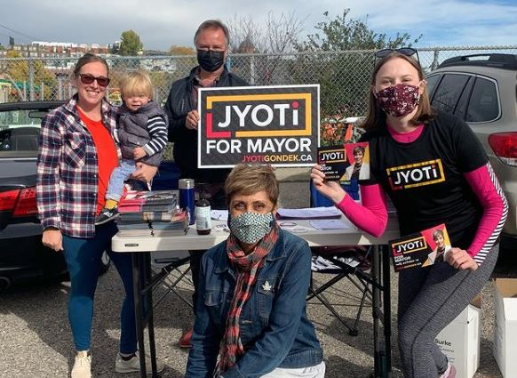 Jyoti Gondek became the first female mayor of Calgary