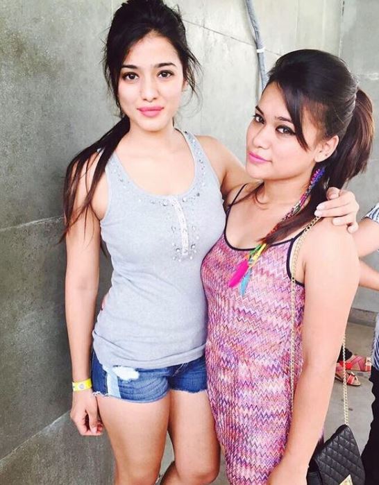 Ketika Sharma with her best friend Sagaarika Malla