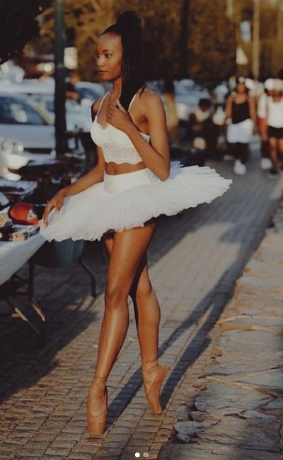 Lalela Mswane is a trained ballet dancer