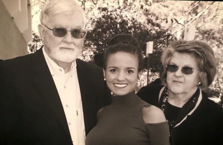 Laura Bird and her grandparents