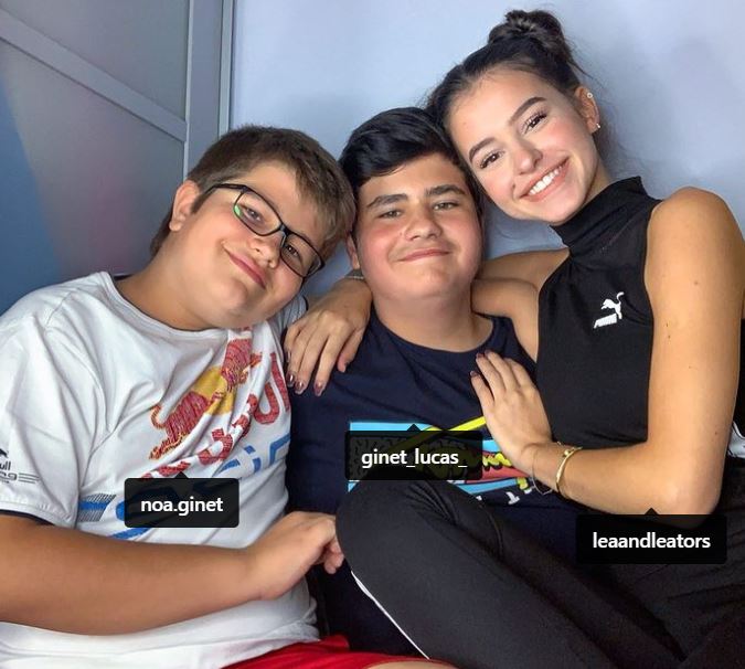 Lea Elui Ginet has two brothers named Lucas Ginet and Tracka Ginet
