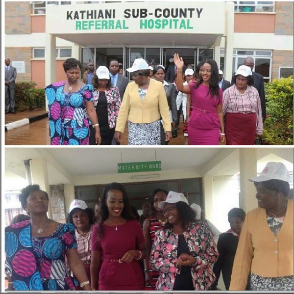 Lilian Nganga at cancer awareness program