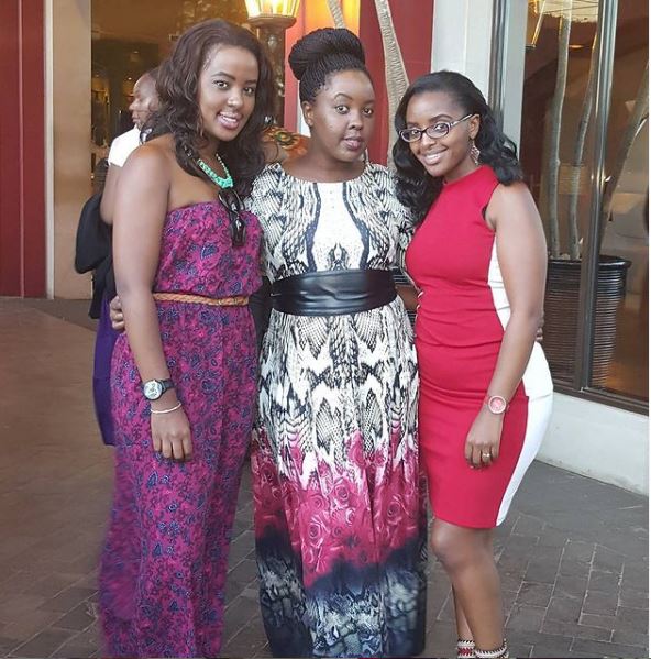 Lilian Nganga with her sisters