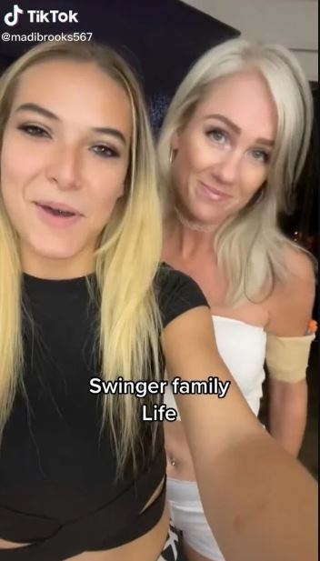 Madi Brooks and her mom