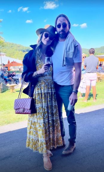 Meghan King and her husband Cuffe Biden Owens
