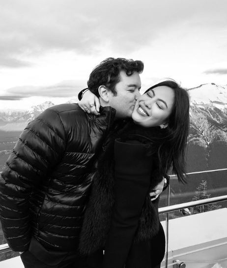 Michael Hearn and his fiancée Dominique Cojuangco